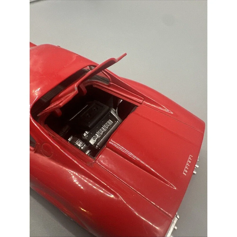 Vintage Anson 1/18 Red Dino 246 GT Ferrari Diecast Metal Model Car